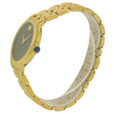 Movado Veturi Quartz Black Dial Gold Steel Strap Watch for Men - 0606934 Buy Now By Movado