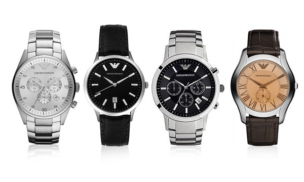 Emporio Armani Classic Quartz Black Dial Black Leather Strap Watch For Men - AR2429 Buy Now By Emporio Armani