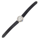 Cartier Ballon Bleu De Cartier Silver Dial Black Leather Strap Watch for Women - WSBB0034 Buy Now By Cartier