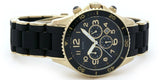 Marc Jacobs Rock Chronograph Black Dial Black Silicone Strap Watch for Women - MBM2552 Buy Now By Marc Jacobs