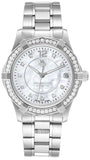 Tag Heuer Aquaracer Diamonds Mother of Pearl White Dial Silver Steel Strap Watch for Women - WBD131C.BA0748 Buy Now By Tag Heuer