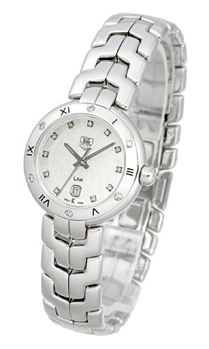 Tag Heuer Link Diamonds Silver Dial Silver Steel Strap Watch for Women - WAT1413.BA0954 Buy Now By Tag Heuer