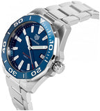 Tag Heuer Aquaracer Blue Dial Quartz Silver Steel Strap Watch for Men - WAY111C.BA0928 Buy Now By Tag Heuer