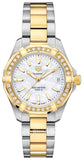 Tag Heuer Aquaracer Diamonds Mother of Pearl Dial Two Tone Steel Strap Watch for Women - WBD1321.BB0320 Buy Now By Tag Heuer