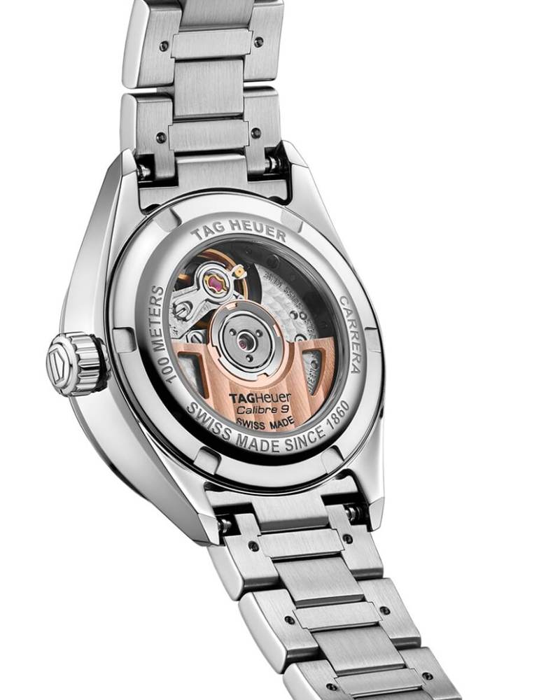 Tag Heuer Carrera Diamonds Blue Dial Silver Steel Strap Watch for Women - WBN2413.BA0621 Buy Now By Tag Heuer