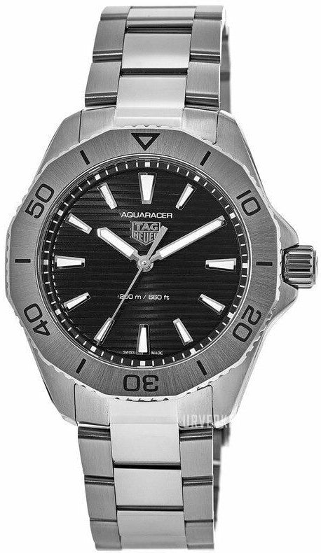 Tag Heuer Aquaracer Professional 200 Quartz Black Dial Silver Steel Strap Watch for Men - WBP1110.BA0627 Buy Now By Tag Heuer