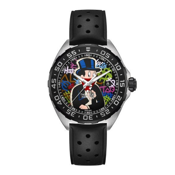 Tag Heuer Formula 1 Alec Monopoly Special Edition Black Rubber Strap Watch for Men - WAZ1117.FT8023 Buy Now By Tag Heuer