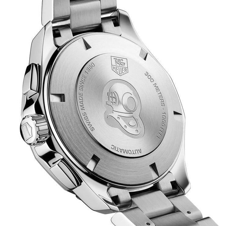 Tag Heuer Aquaracer Automatic Chronograph Black Dial Silver Steel Strap Watch for Men - CAY2110.BA0927 Buy Now By Tag Heuer