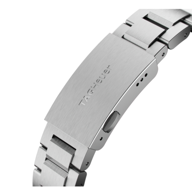 Tag Heuer Aquaracer Calibre 16 Day-Date Black Dial Silver Steel Strap Watch for Men - CAY211A.BA0927 Buy Now By Tag Heuer