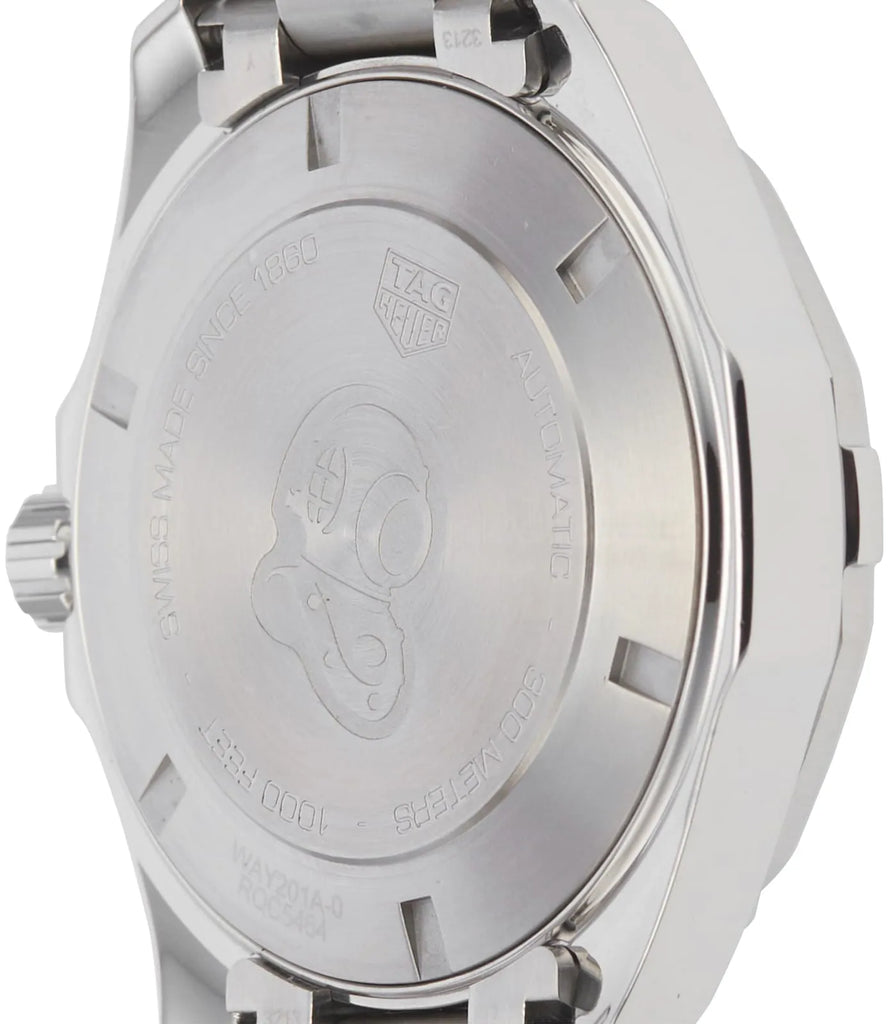 Tag Heuer Aquaracer Automatic Match Timer Black Dial Silver Steel Strap Watch for Men - WAY201G.BA0927 Buy Now By Tag Heuer