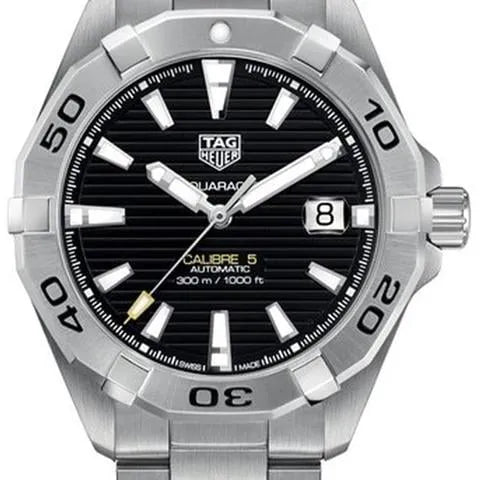Tag Heuer Aquaracer Automatic Caliber 5 Black Dial Silver Steel Strap Watch for Men - WBD2110.BA0928 Buy Now By Tag Heuer