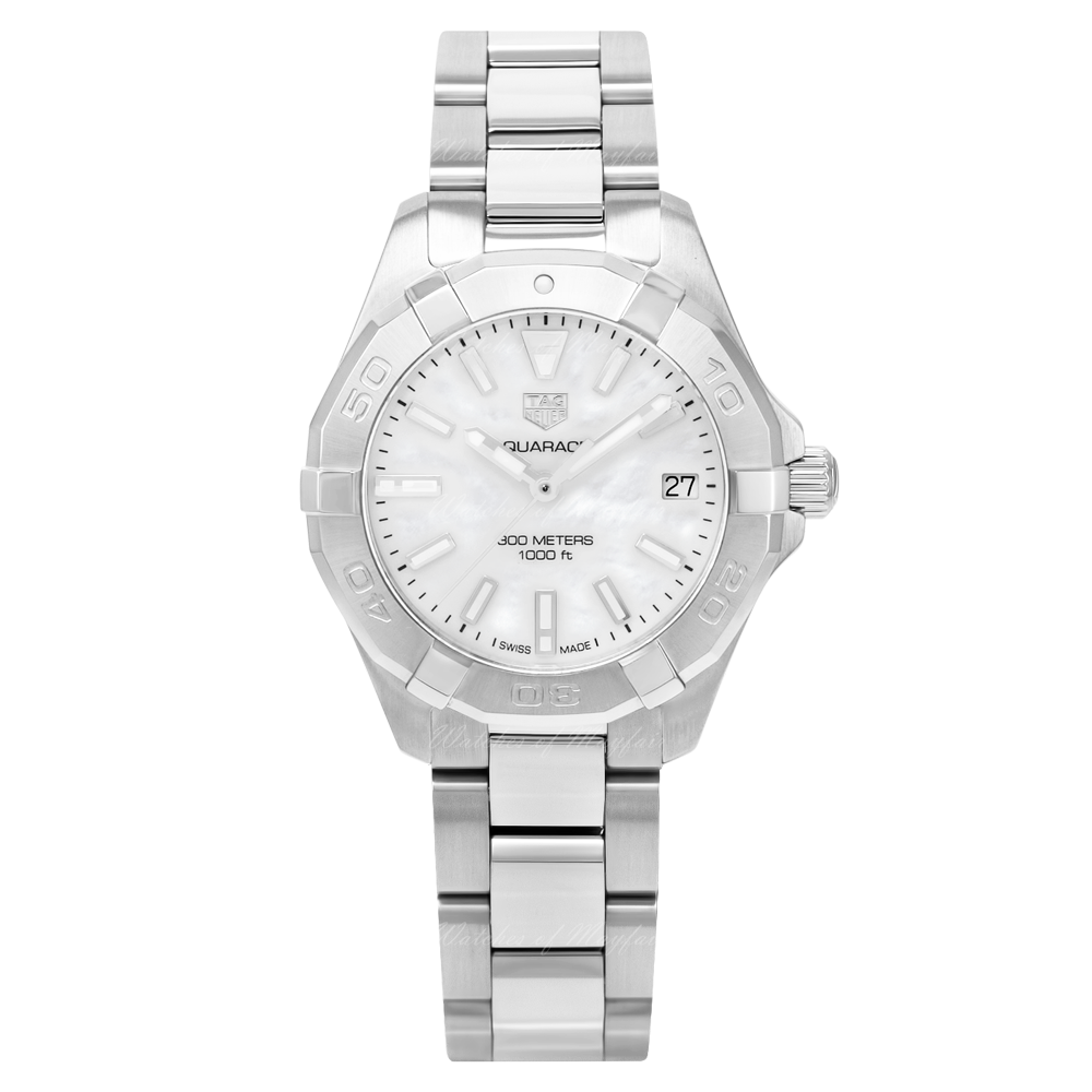 Tag Heuer Aquaracer White Mother of Pearl Dial Watch for Women - WBD1311.BA0740 Buy Now By Tag Heuer