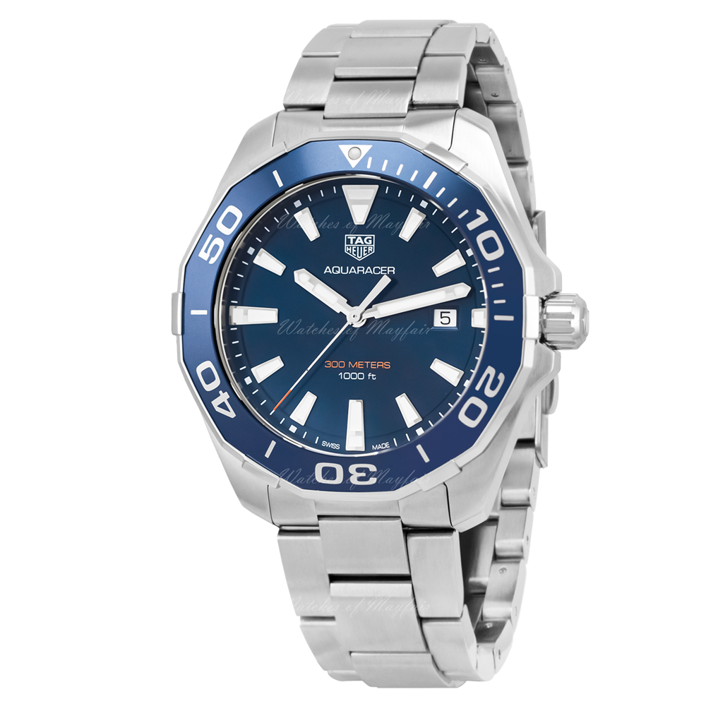 Tag Heuer Aquaracer Blue Dial Watch for Men - WAY101C.BA0746 Buy Now By Tag Heuer