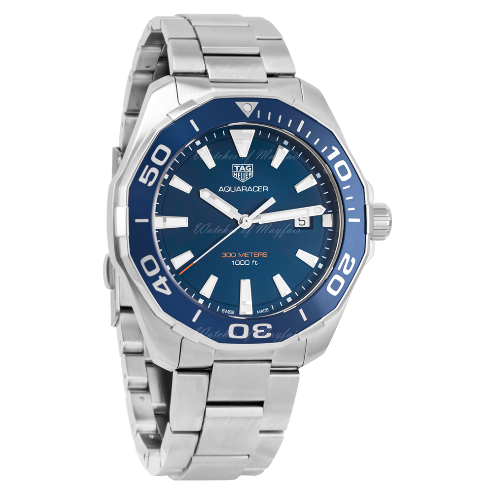 Tag Heuer Aquaracer Blue Dial Watch for Men - WAY101C.BA0746 Buy Now By Tag Heuer