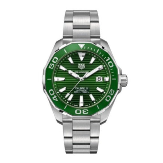 Tag Heuer Aquaracer Green Dial Watch for Men - WAY201S.BA0927 Buy Now By Tag Heuer