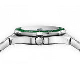Tag Heuer Aquaracer Calibre 5 Green Dial Silver Steel Strap Watch for Men - WAY201S.BA0927 Buy Now By Tag Heuer