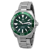 Tag Heuer Aquaracer Green Dial Watch for Men - WAY201S.BA0927 Buy Now By Tag Heuer