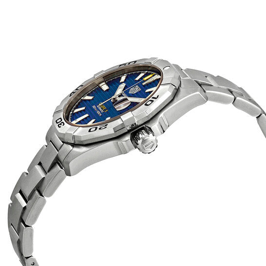 Tag Heuer Aquaracer Automatic Blue Dial Silver Steel Strap Watch for Men - WBD2112.BA0928 Buy Now By Tag Heuer