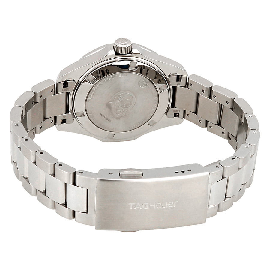 Tag Heuer Aquaracer Quartz Black Dial Silver Steel Strap Watch for Women - WAY131K.BA0748 Buy Now By Tag Heuer