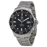 Tag Heuer Aquaracer Automatic Caliber 5 Black Dial Silver Steel Strap Watch for Men - WAN2110.BA0822 Buy Now By Tag Heuer