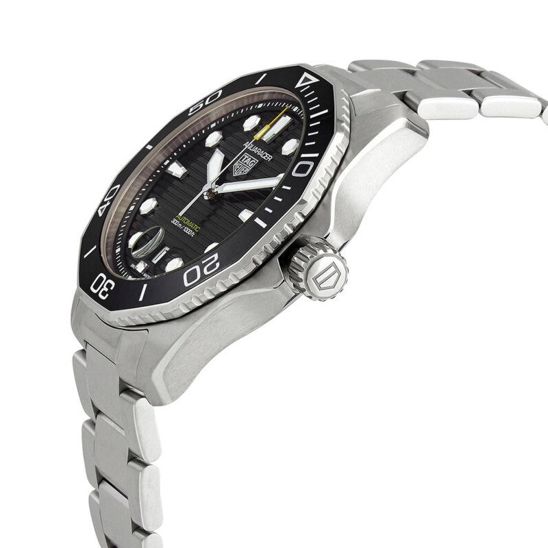 Tag Heuer Aquaracer Professional 300 Automatic Black Dial Silver Steel Strap Watch for Men - WBP201A.BA0632 Buy Now By Tag Heuer