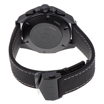 Tag Heuer Aquaracer Automatic Chronograph Special Edition Titanium Grey Dial Black Leather Strap Watch for Men - CAY218B.FC6370 Buy Now By Tag Heuer