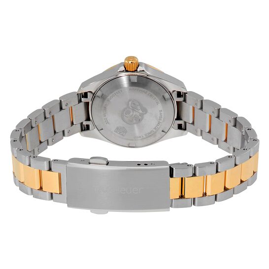 Tag Heuer Aquaracer Quartz Diamonds Mother of Pearl Dial Two Tone Steel Strap Watch for Men - WBD1422.BB0321