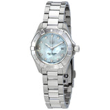 Tag Heuer Aquaracer Diamonds Mother of Pearl Dial Silver Steel Strap Watch for Women - WBD1414.BA0741 Buy Now By Tag Heuer