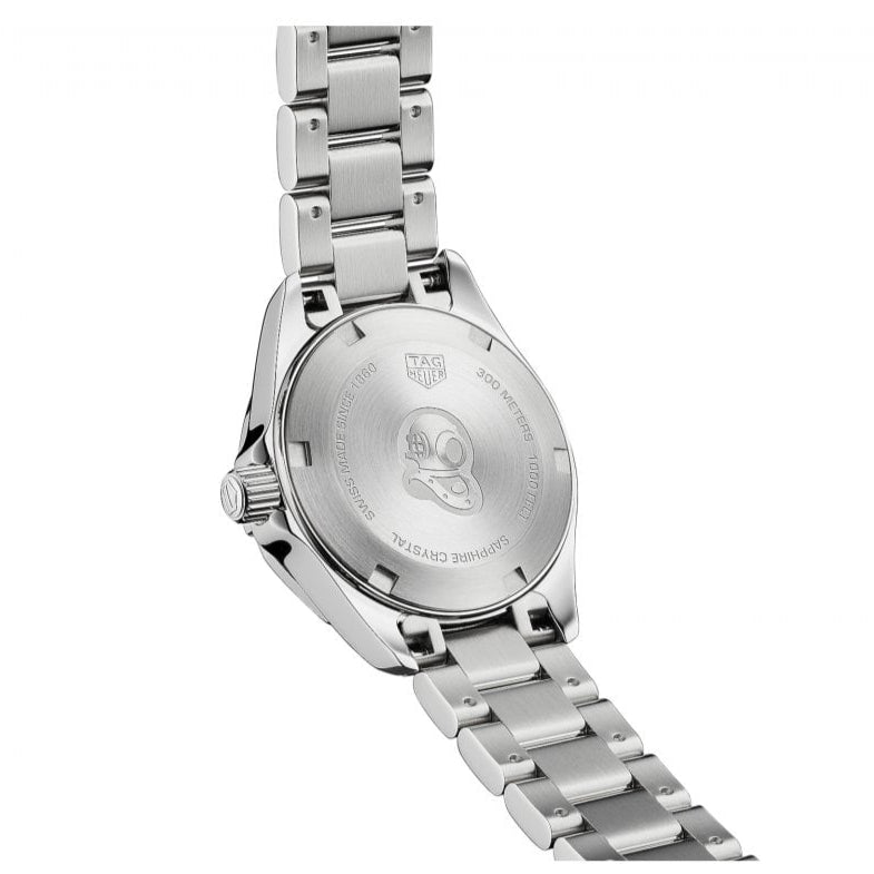 Tag Heuer Aquaracer Quartz Mother of Pearl White Dial Silver Steel Strap Watch for Women - WBD1411.BA0741 Buy Now By Tag Heuer
