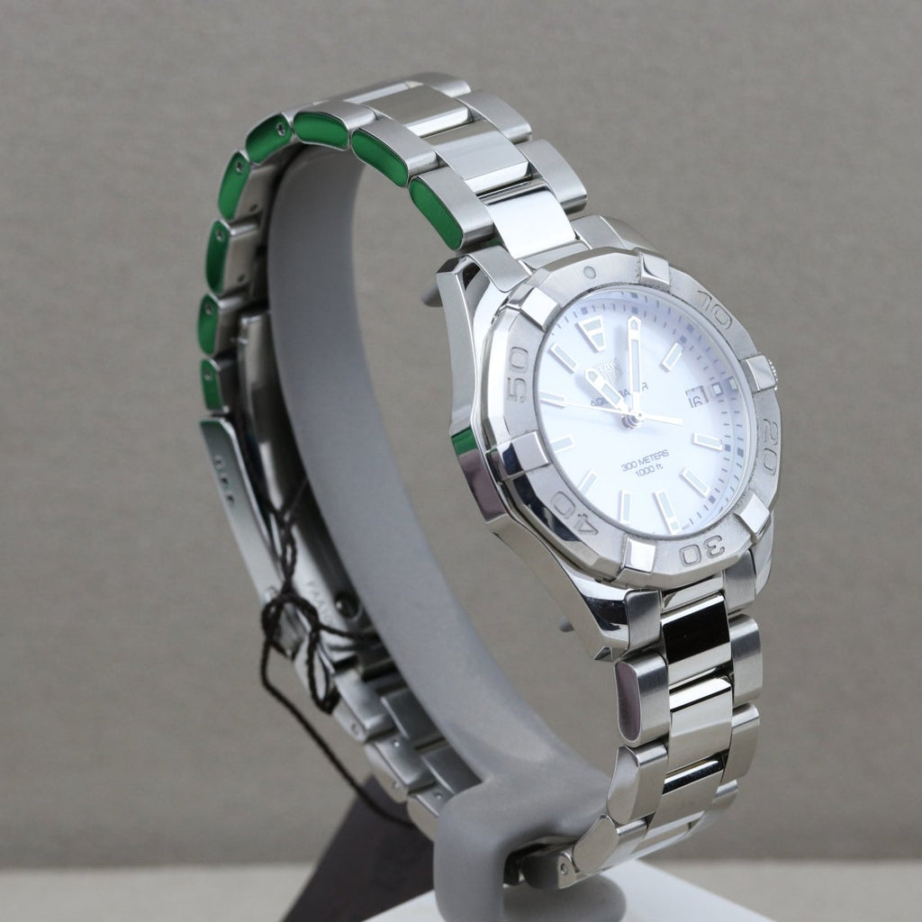 Tag Heuer Aquaracer Mother of Pearl Dial Silver Steel Strap Watch for Women - WBD131A.BA0748 Buy Now By Tag Heuer
