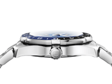 Tag Heuer Aquaracer GMT Calibre 6 Automatic Blue Dial Silver Steel Strap Watch for Men - WAY201T.BA0927 Buy Now By Tag Heuer
