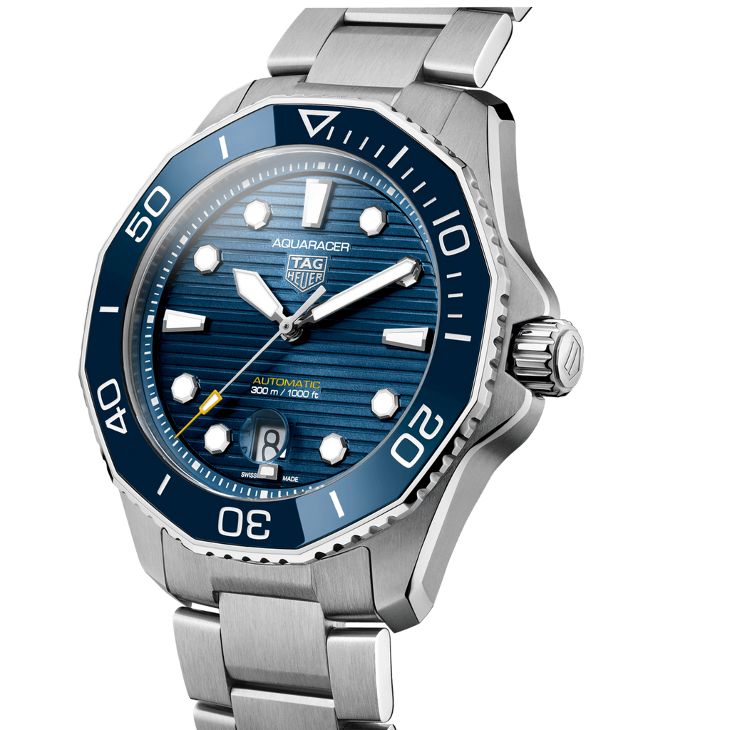 Tag Heuer Aquaracer Professional 300 Automatic Blue Dial Silver Steel Strap Watch for Men - WBP201B.BA0632 Buy Now By Tag Heuer