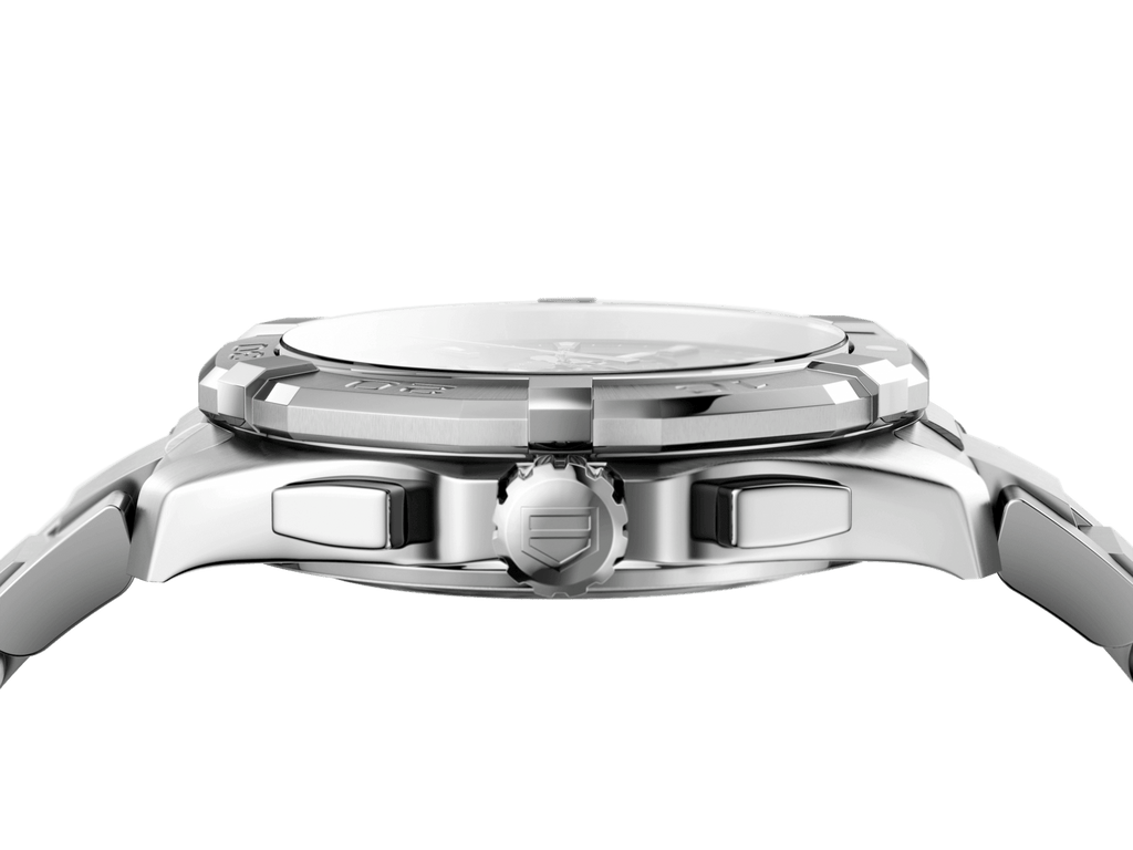 Tag Heuer Aquaracer Chronograph Black Dial Silver Steel Strap Watch for Men - CAY1110.BA0927 Buy Now By Tag Heuer