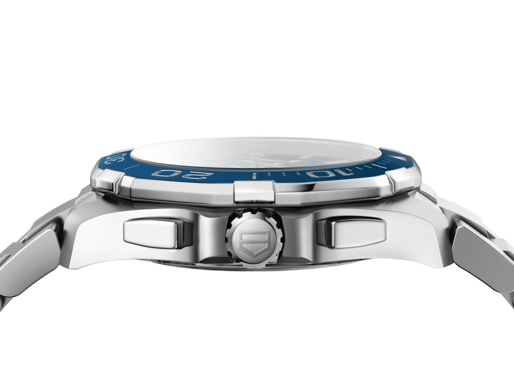 Tag Heuer Aquaracer Blue Dial SIlver Steel Strap Watch for Men - CAY111B.BA0927 Buy Now By Tag Heuer