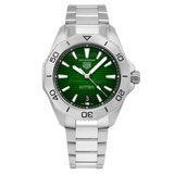 Tag Heuer Aquaracer Professional 200 Automatic Green Dial Silver Steel Strap Watch for Men - WBP2115.BA0627 Buy Now By Tag Heuer