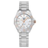 Tag Heuer Aquaracer Professional 200 Quartz Diamonds White Dial Silver Steel Strap Watch for Women - WBP1450.BA0622 Buy Now By Tag Heuer