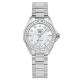 Tag Heuer Aquaracer Professional 200 Quartz Diamond Mother of Pearl Dial Silver Steel Strap Watch for Women - WBP1417.BA0622 Buy Now By Tag Heuer