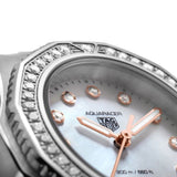 Tag Heuer Aquaracer Professional 200 Quartz Diamonds Mother of Pearl Dial Silver Steel Strap Watch for Women - WBP1451.BA0622 Buy Now By Tag Heuer