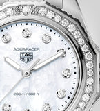 Tag Heuer Aquaracer Professional 200 Quartz Diamond Mother of Pearl Dial Silver Steel Strap Watch for Women - WBP1417.BA0622 Buy Now By Tag Heuer