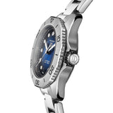Tag Heuer Aquaracer Professional 200 Automatic Diamond Blue Dial Silver Steel Strap Watch for Women - WBP2411.BA0622 Buy Now By Tag Heuer