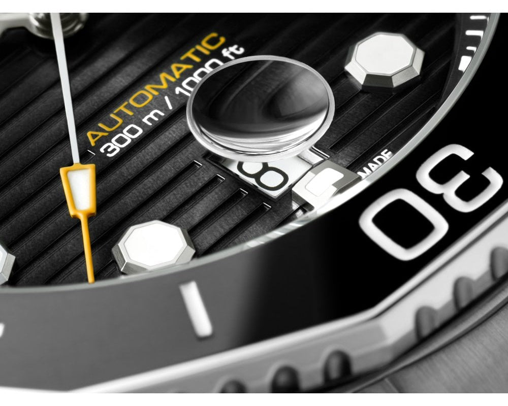 Tag Heuer Aquaracer Professional 300 Automatic Black Dial Silver Steel Strap Watch for Men - WBP201A.BA0632 Buy Now By Tag Heuer