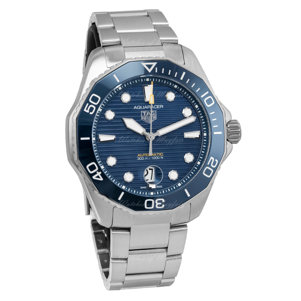 Tag Heuer Aquaracer Professional 300 Automatic Blue Dial Silver Steel Strap Watch for Men - WBP201B.BA0632 Buy Now By Tag Heuer