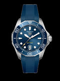 Tag Heuer Aquaracer Professional 300 Automatic Blue Dial Blue Rubber Strap Watch for Men - WBP201B.FT6198 Buy Now By Tag Heuer