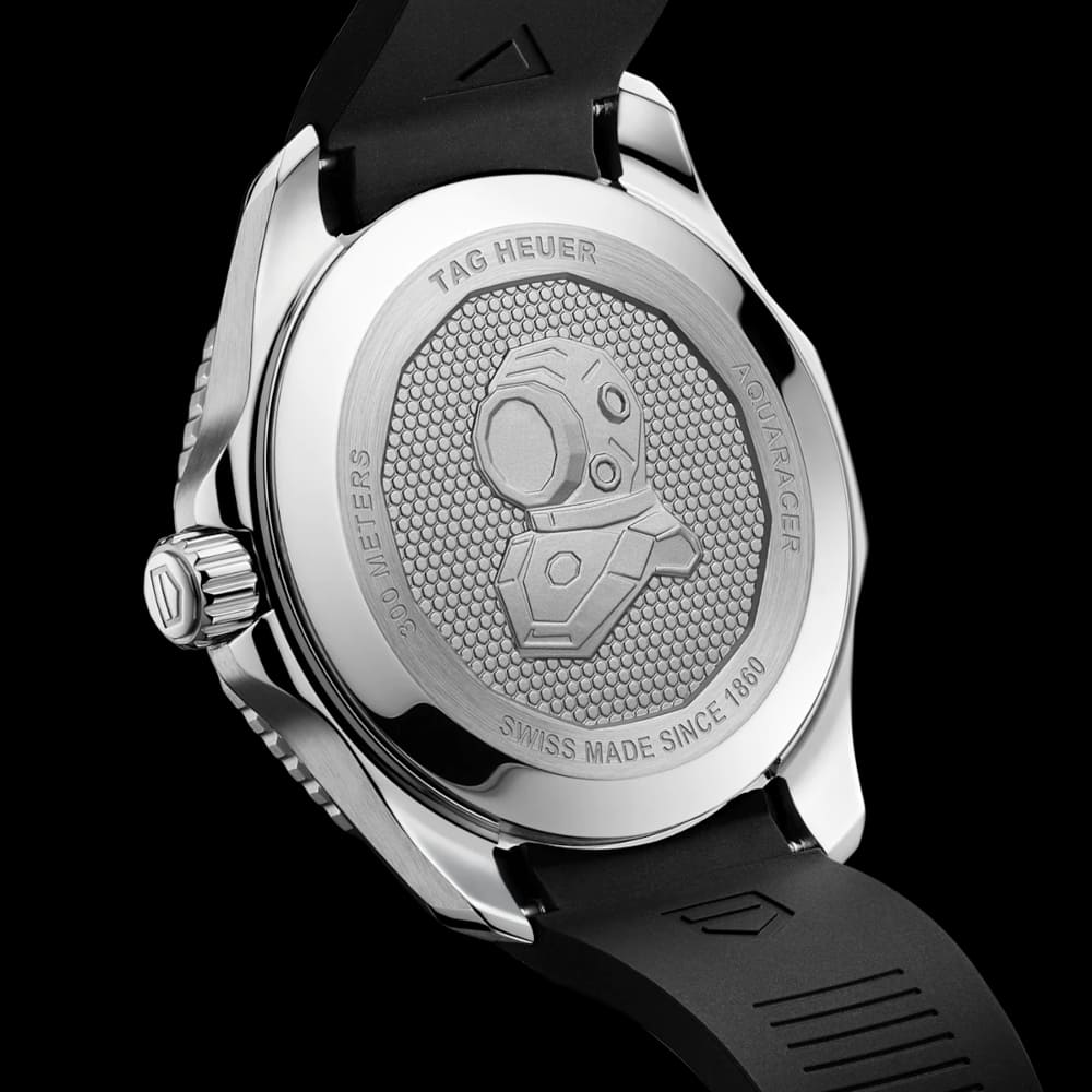 Tag Heuer Aquaracer Professional 300 Automatic Black Dial Black Rubber Strap Watch for Men - WBP201A.FT6197 Buy Now By Tag Heuer