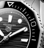 Tag Heuer Aquaracer Professional 300 Automatic Black Dial Silver Steel Strap Watch for Women - WBP231D.BA0626 Buy Now By Tag Heuer