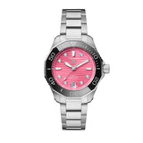 Tag Heuer Aquaracer Professional 300 Automatic Diamonds Pink Dial Silver Steel Strap Watch for Women - WBP231J.BA0618 Buy Now By Tag Heuer