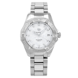 Tag Heuer Aquaracer Diamonds Mother of Pearl Dial Silver Steel Strap Watch for Women - WBD131B.BA0748 Buy Now By Tag Heuer