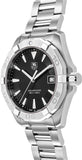 Tag Heuer Aquaracer Quartz Black Dial Silver Steel Strap Watch for Men - WAY1110.BA0928 Buy Now By Tag Heuer