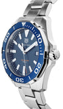 Tag Heuer Aquaracer Blue Dial Quartz Silver Steel Strap Watch for Men - WAY111C.BA0928 Buy Now By Tag Heuer