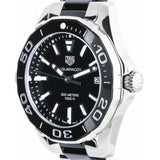 Tag Heuer Aquaracer Quartz Black Dial Two Tone Steel Strap Watch for Men - WAY131A.BA0913 Buy Now By Tag Heuer
